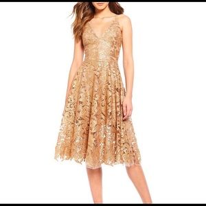 dress the population blair deep v dress